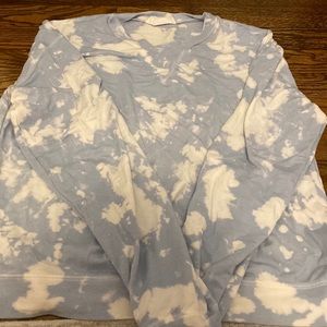 Blue Acid Wash Crewneck